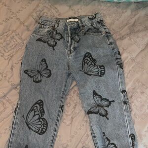 PACSUN high rise straight jeans